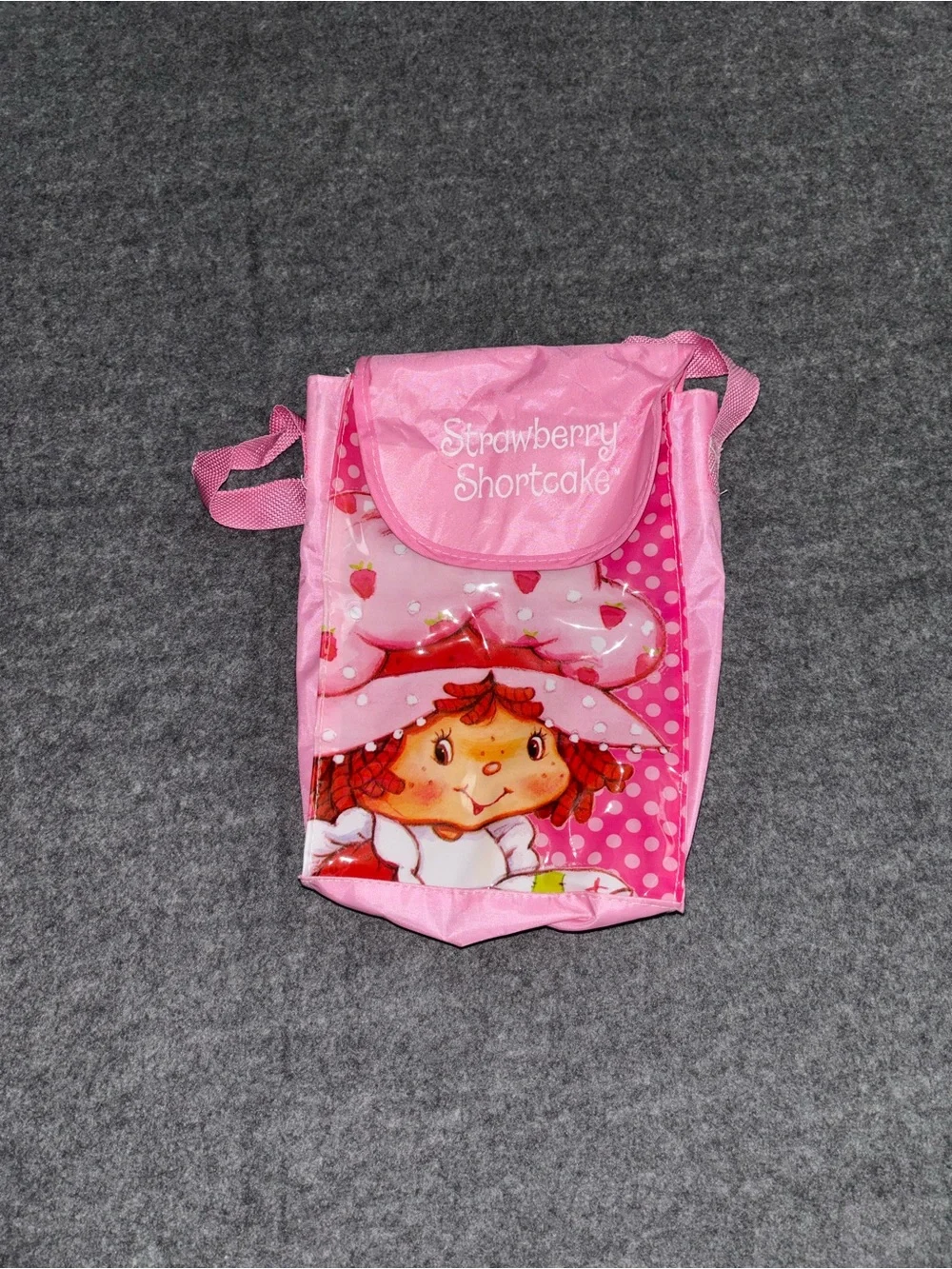 2007 Strawberry Shortcake tote lunch bag